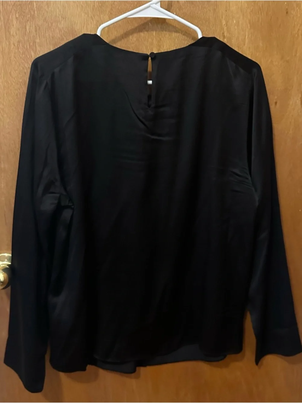 Banana Republic Black Pleated Blouse - Picture 3 of 3